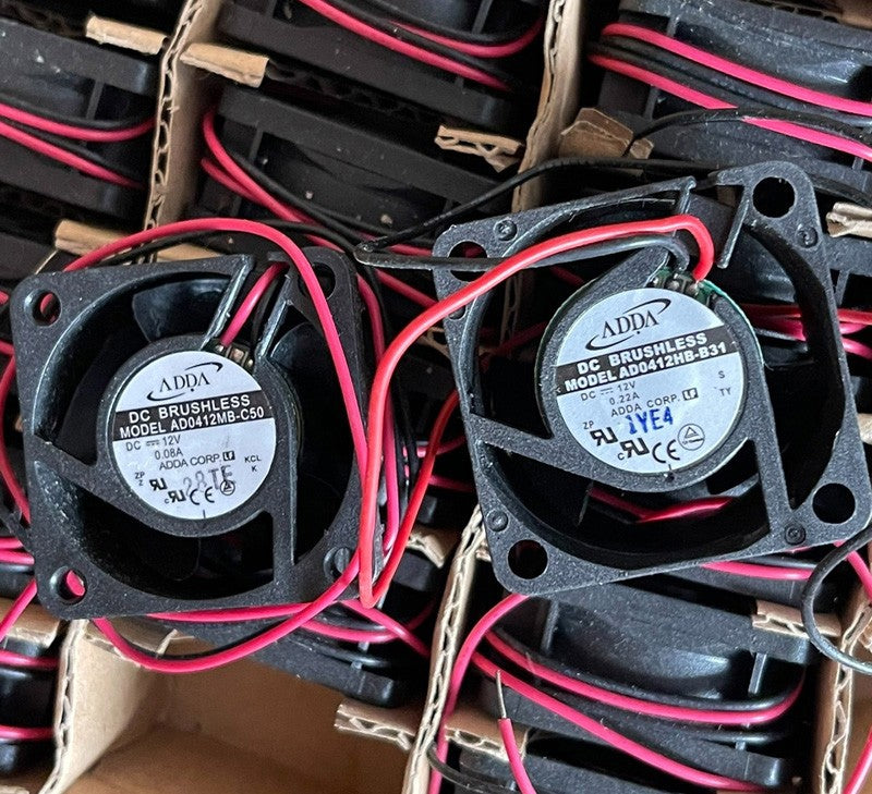 ADDA AD0412HB-B31 12V 0.22A 2wires Cooling Fan ADDA AD0412HB-B31 12V 0.22A 2wires Cooling Fan